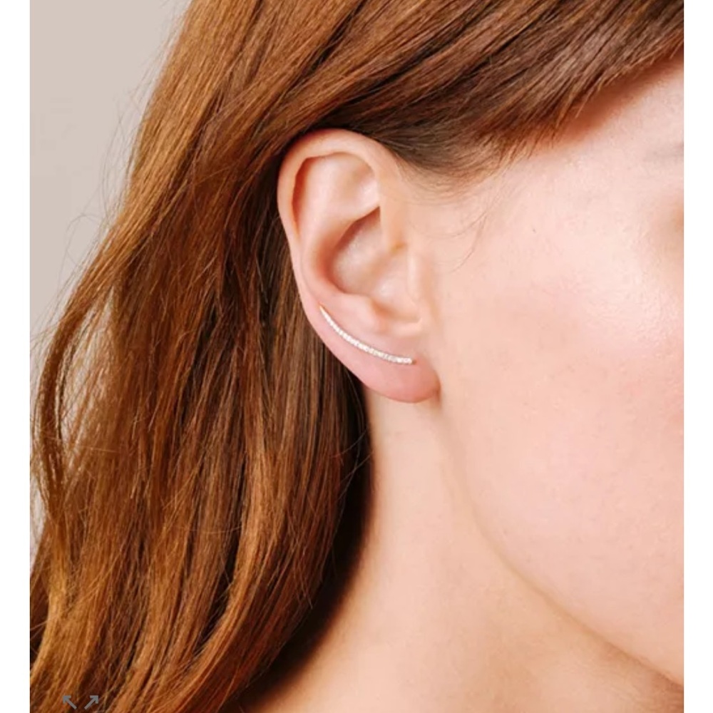 Adina Reyter large pave ear climber